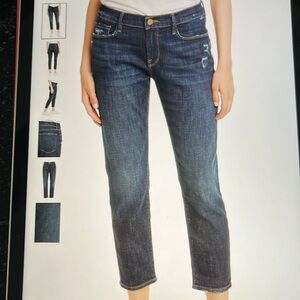 Frame Le Garcon crop Boyfriend Jeans in Covent
